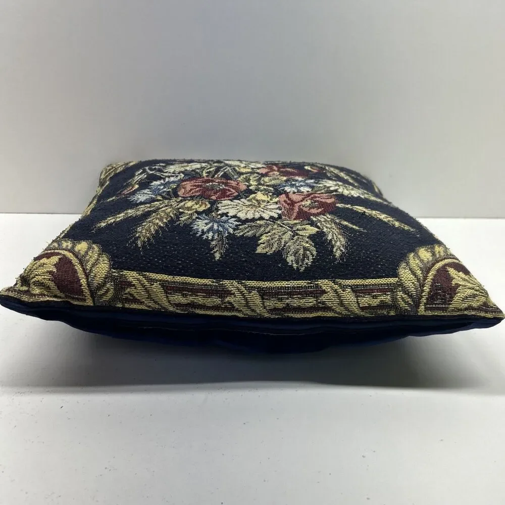Vintage‎ 14X14 Inch Floral Pattern Fancy Throw Pillow ‼️Read DESC ‼️
